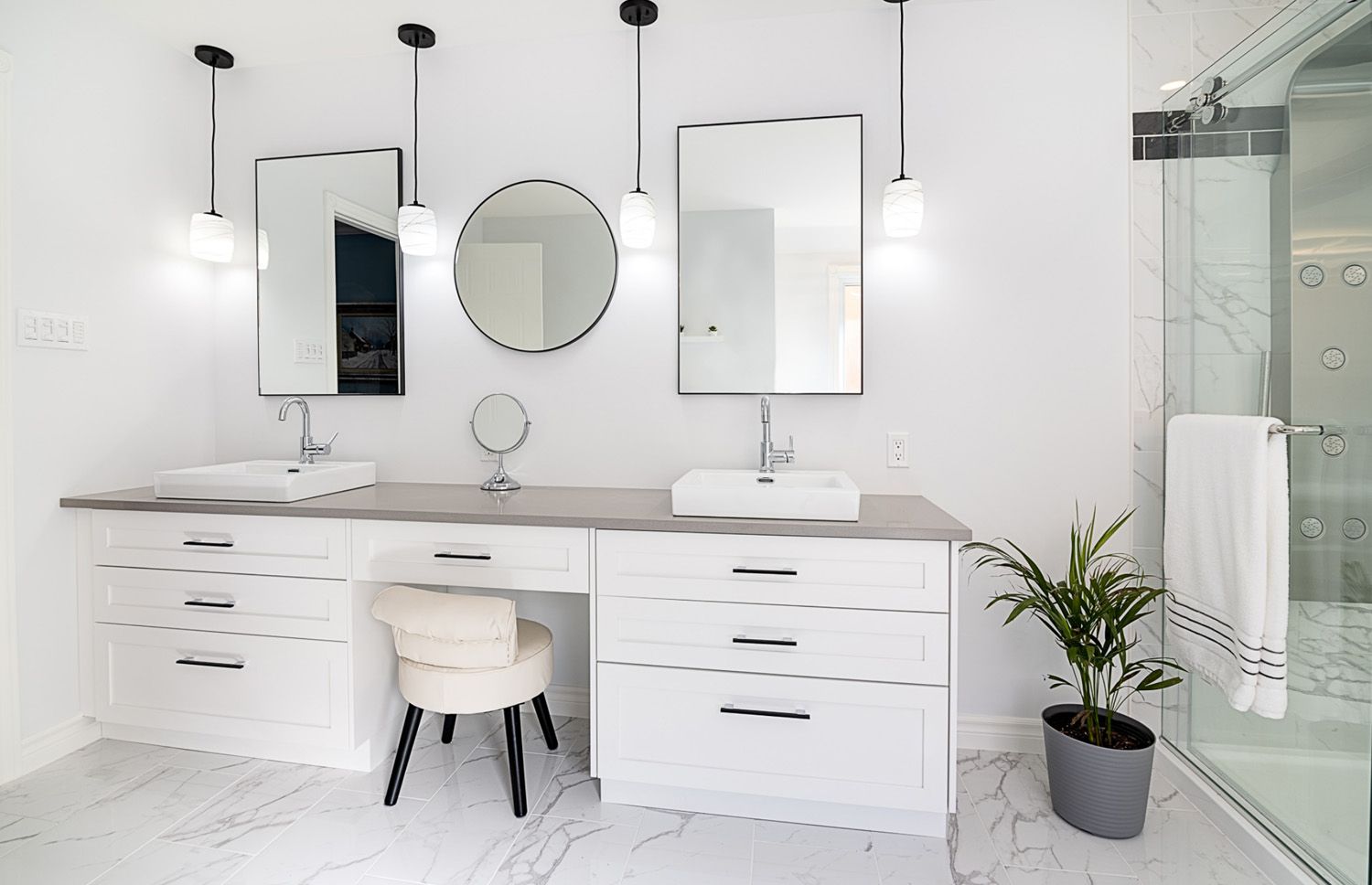 Quiet materials paired with soft natural light