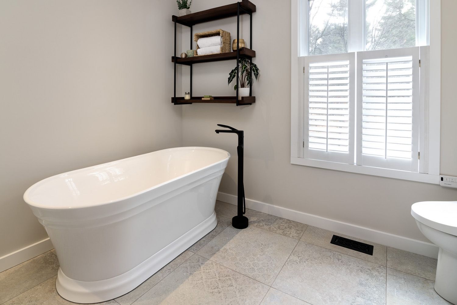 An elegant bathroom designed to last