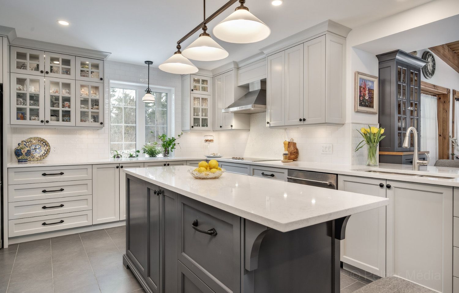 Custom cabinetry and finishes in a Hudson kitchen renovation